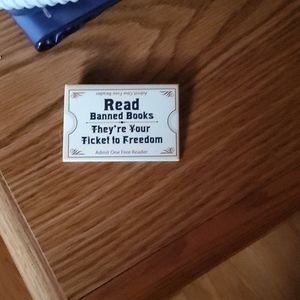 Banned books pin